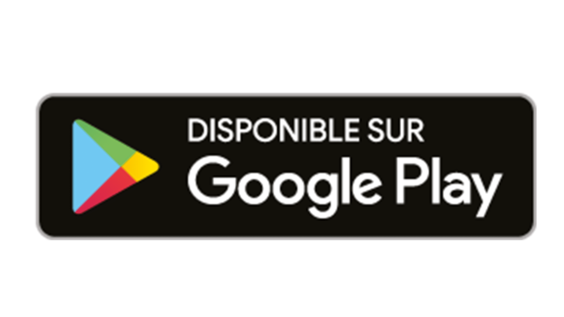 logo google play sur fond noir