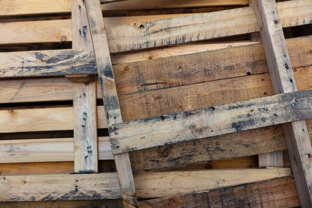 palette en bois à recycler