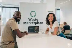 Collaborateurs bureau Waste Marketplace